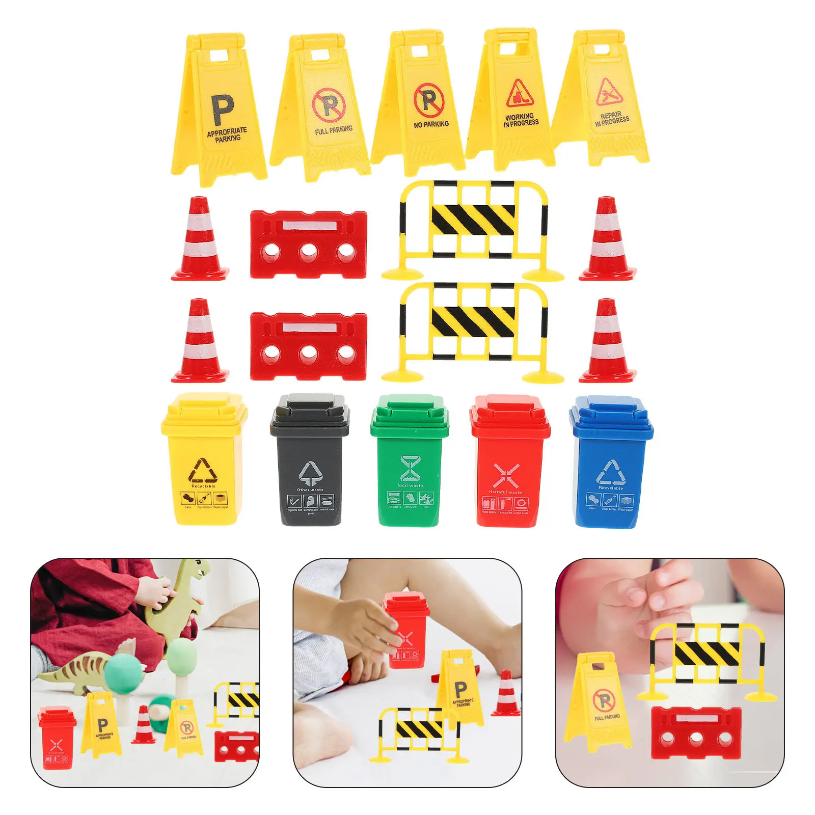 1Set Traffic Sign Creative Educational Road Play Set Kids Learning Traffic Safety Awareness Street Barrier Simulation
1Set Traffic Sign Creative Educational Road Play Set Kids Learning Traffic Safety Awareness Street Barrier Simulation