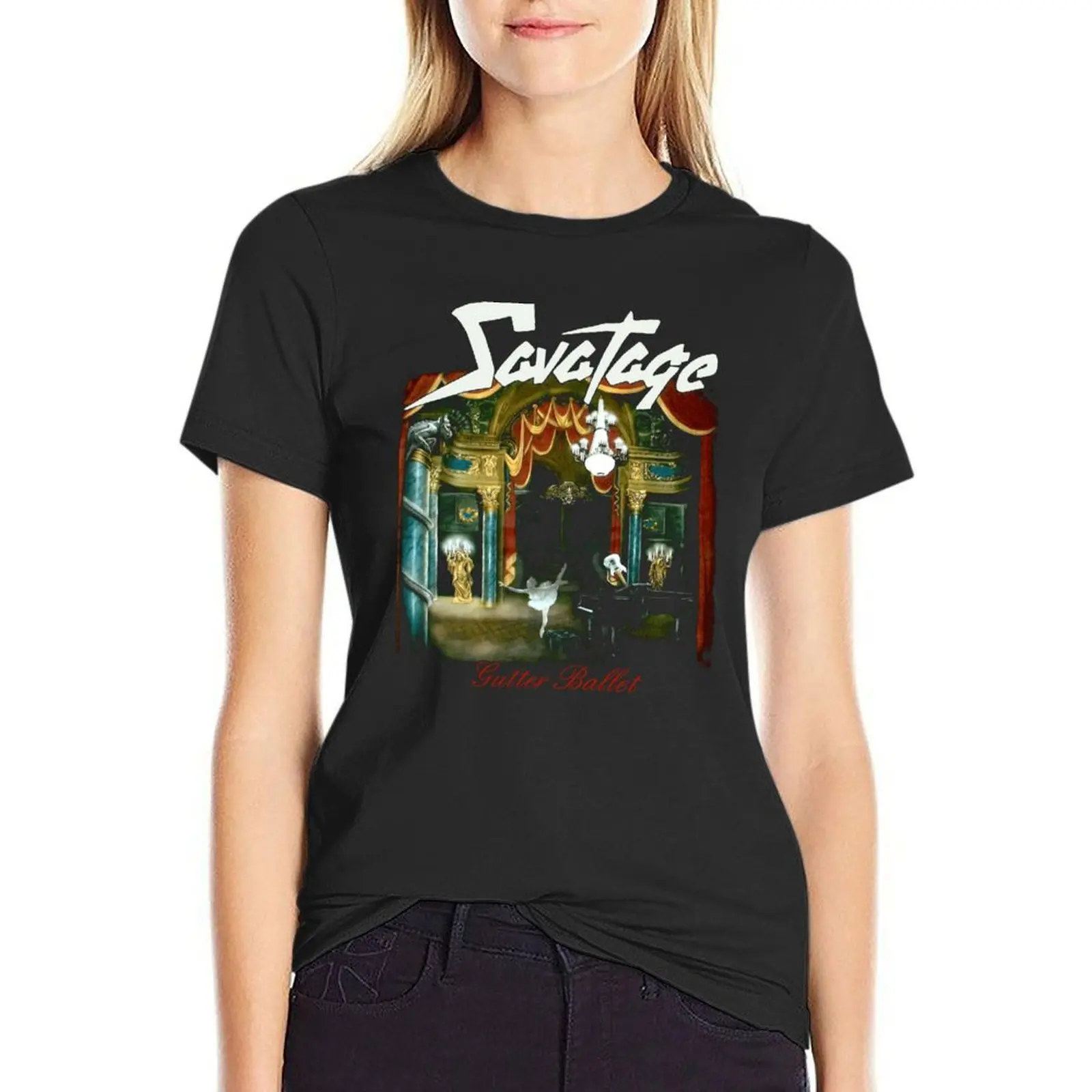 SAVATAGE GUTTER BALLET T-Shirt plus size tops sublime animal print shirt for girls hippie clothes Women tops
SAVATAGE GUTTER BALLET T-Shirt plus size tops sublime animal print shirt for girls hippie clothes Women tops