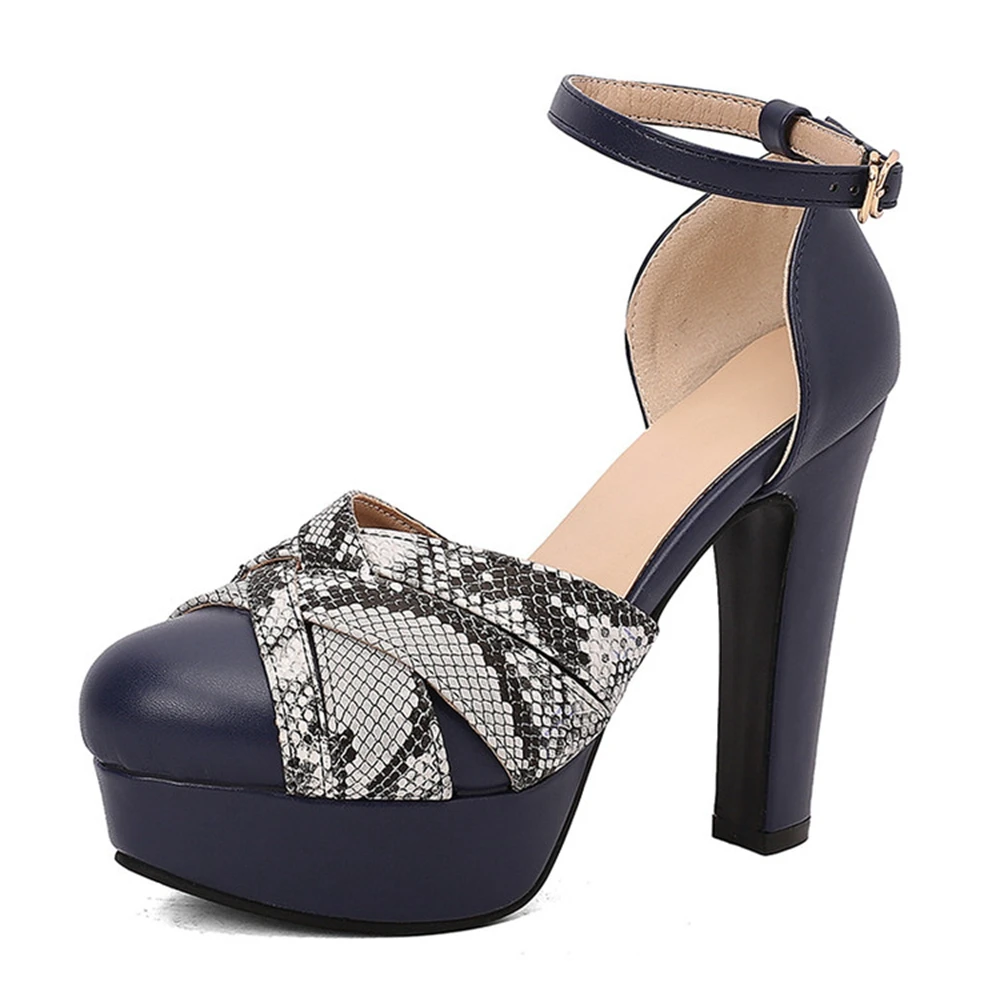 Women Sandals Fashion Round Toe Leather Buckle Blue Platform Extremely High Heels Party Dress Wedding Shoes Big Size 50 338-65
Women Sandals Fashion Round Toe Leather Buckle Blue Platform Extremely High Heels Party Dress Wedding Shoes Big Size 50 338-65