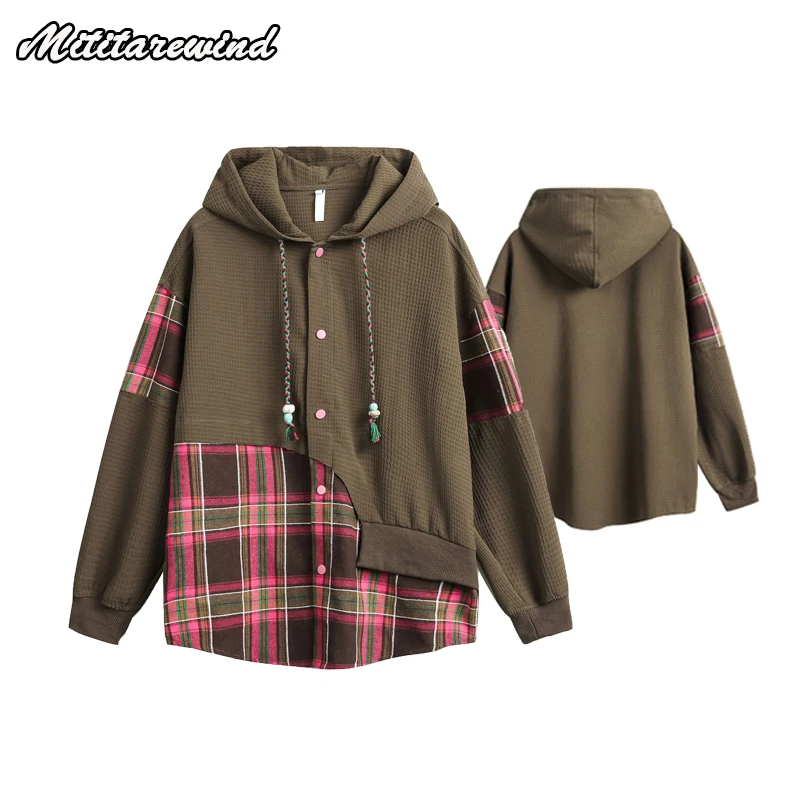 Vintage Men Hoodies Designer Irregular Patchwork Casual Loose Oversized Pullover Hoodies Couple Plaid Y2k Style Sweatshirts
Vintage Men Hoodies Designer Irregular Patchwork Casual Loose Oversized Pullover Hoodies Couple Plaid Y2k Style Sweatshirts