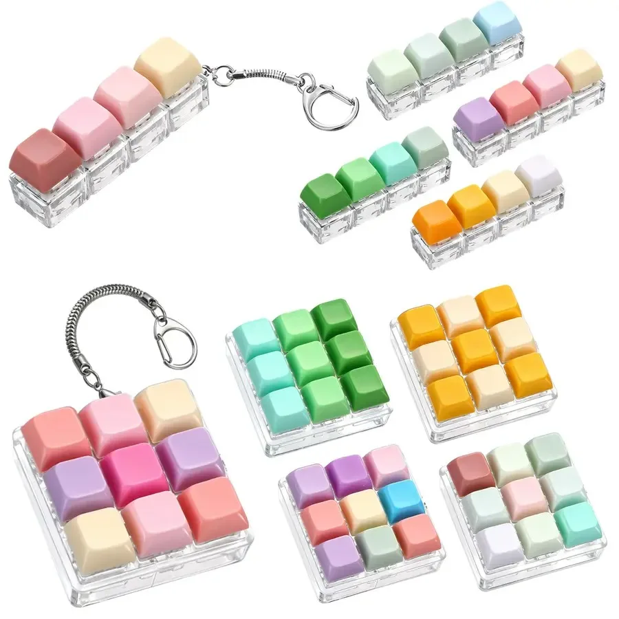 10pcs Keyboard Fidget Clicker Fidget Keyboard Keychain Relax Decompression Button Finger Clicker Keychain for Office Gifts Adul
10pcs Keyboard Fidget Clicker Fidget Keyboard Keychain Relax Decompression Button Finger Clicker Keychain for Office Gifts Adul