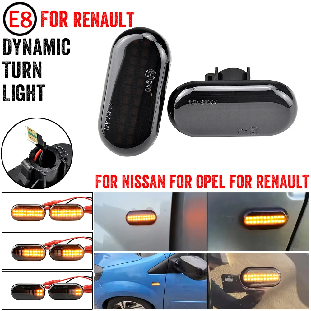 For Renault Megane 1 Clio1 2 KANGOO ESPACE Dacia Duster Dokker Lodgy Smart Fortwo 453 Led Dynamic Turn Signal Lights Side Marker
For Renault Megane 1 Clio1 2 KANGOO ESPACE Dacia Duster Dokker Lodgy Smart Fortwo 453 Led Dynamic Turn Signal Lights Side Marker
