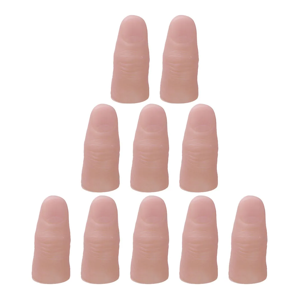 20 Pcs Simulation Finger Stall Trick Props Fake Tip Playthings Realistic Fingers Thumb
20 Pcs Simulation Finger Stall Trick Props Fake Tip Playthings Realistic Fingers Thumb