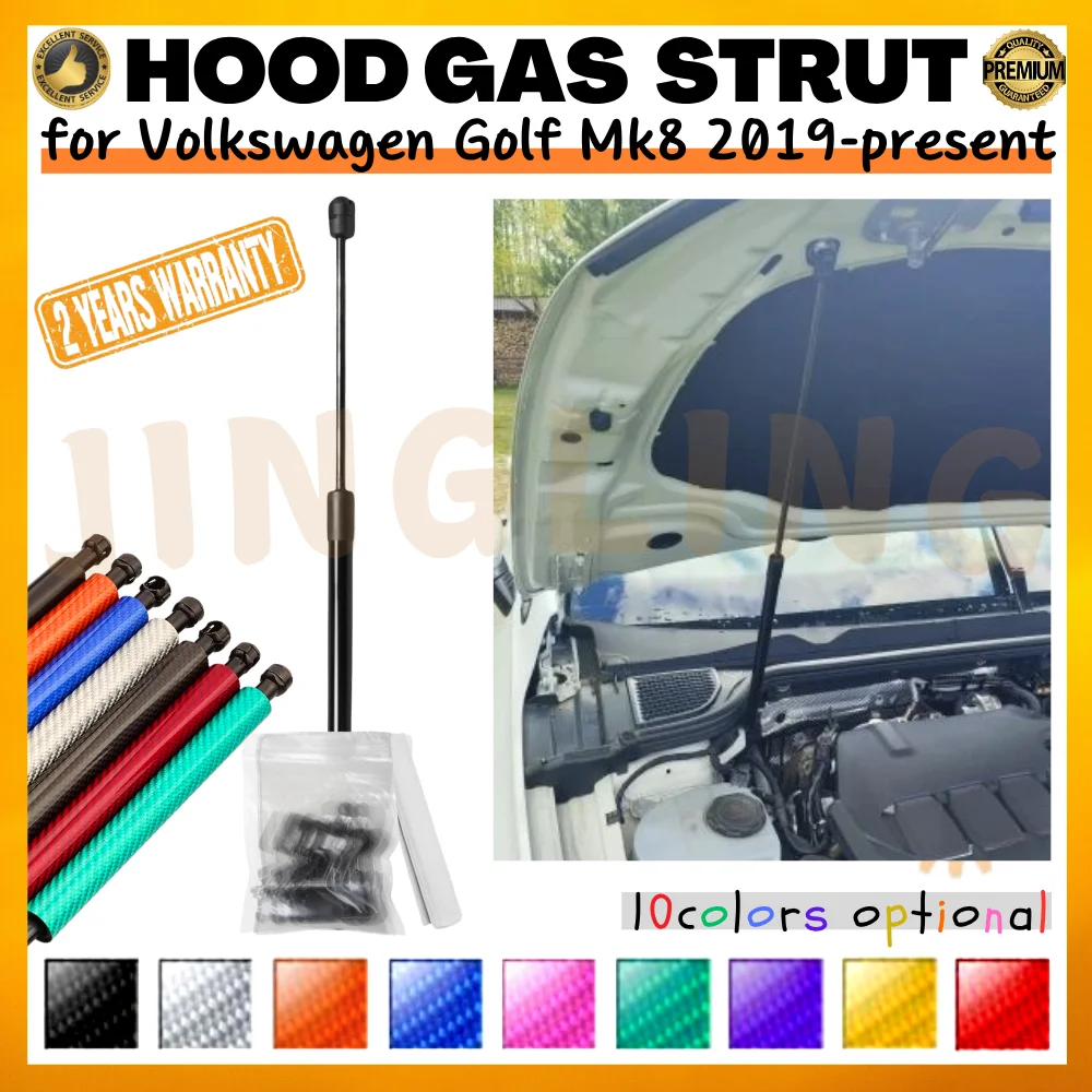 Qty(1) Hood Strut for Volkswagen Golf Mk8 2019-present Front Bonnet Gas Spring Shock Absorber Lift Support Damper Bar
Qty(1) Hood Strut for Volkswagen Golf Mk8 2019-present Front Bonnet Gas Spring Shock Absorber Lift Support Damper Bar