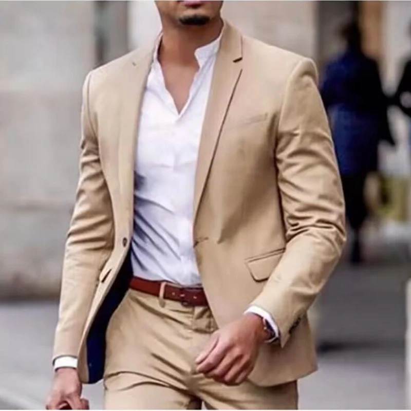 Новые классические мужские костюмы Блейзер Однобортный пиджак с лацканами из 2 предметов Брюки Slim Fit Ropa Hombre Свадебный Terno Индивидуальные 2025
Новые классические мужские костюмы Блейзер Однобортный пиджак с лацканами из 2 предметов Брюки Slim Fit Ropa Hombre Свадебный Terno Индивидуальные 2025
