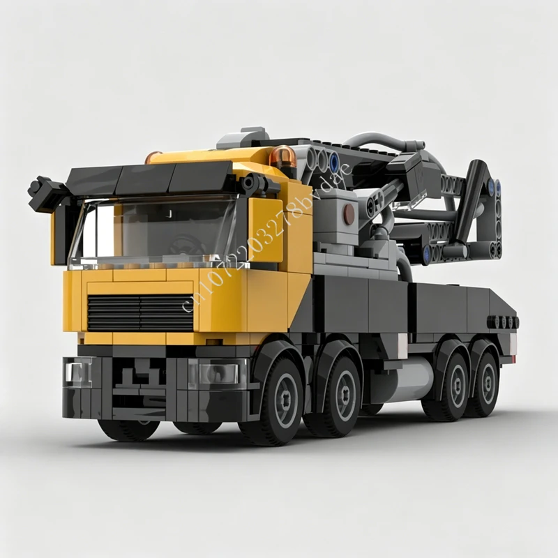 490PCS MOC City Transportation Cement pump truck Truck Model Building Block Brick DIY Creative Assembly Mans Holiday Adults Gift
490PCS MOC City Transportation Cement pump truck Truck Model Building Block Brick DIY Creative Assembly Mans Holiday Adults Gift