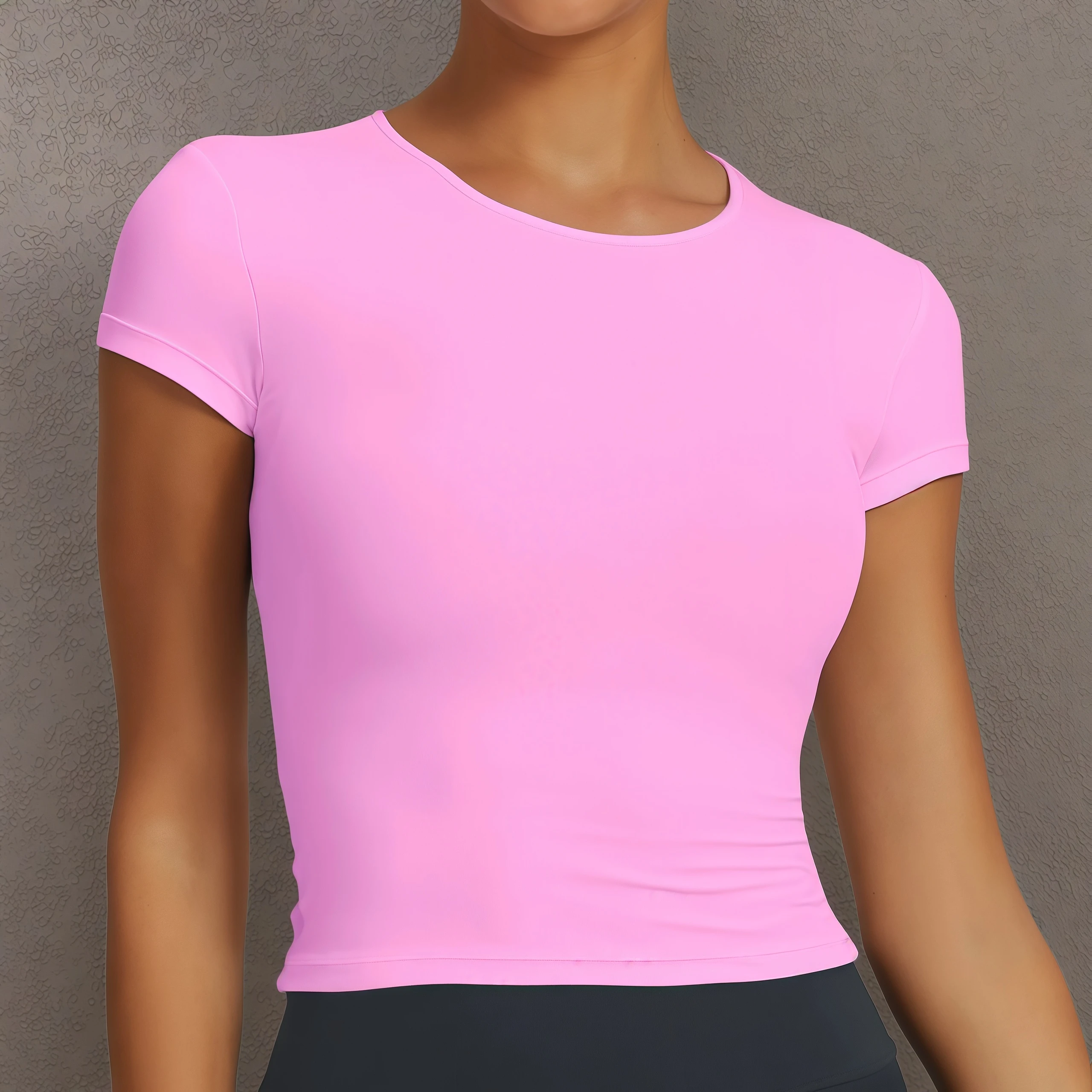 Women’s Short Sleeve Yoga Crop Top, Sexy Exposed Navel Gym Shirt, Workout Fitness T-Shirt for Running & Sportswear
Women’s Short Sleeve Yoga Crop Top, Sexy Exposed Navel Gym Shirt, Workout Fitness T-Shirt for Running & Sportswear