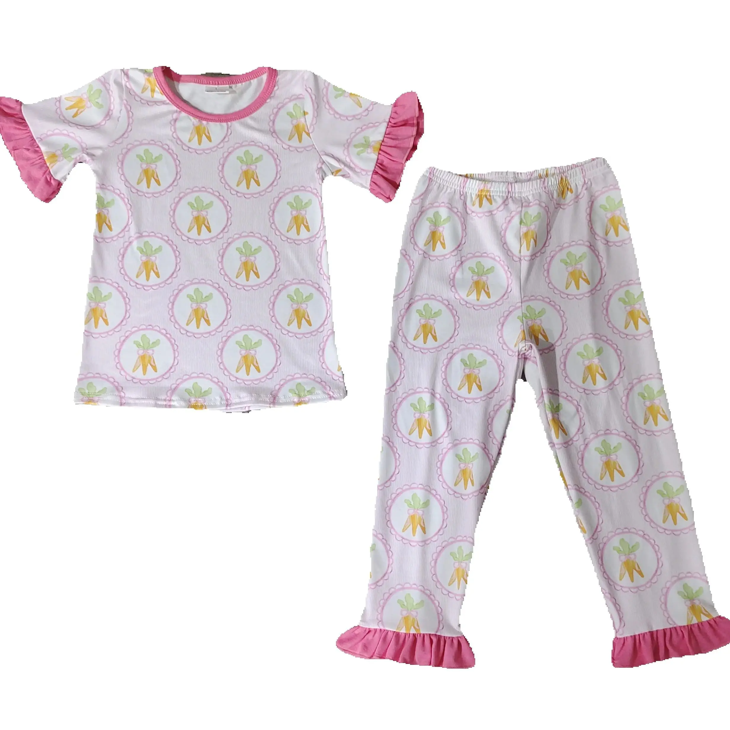 GSPO1992 pre-order toddler girl clothes carrot girl easter pajamas set-real pic
GSPO1992 pre-order toddler girl clothes carrot girl easter pajamas set-real pic