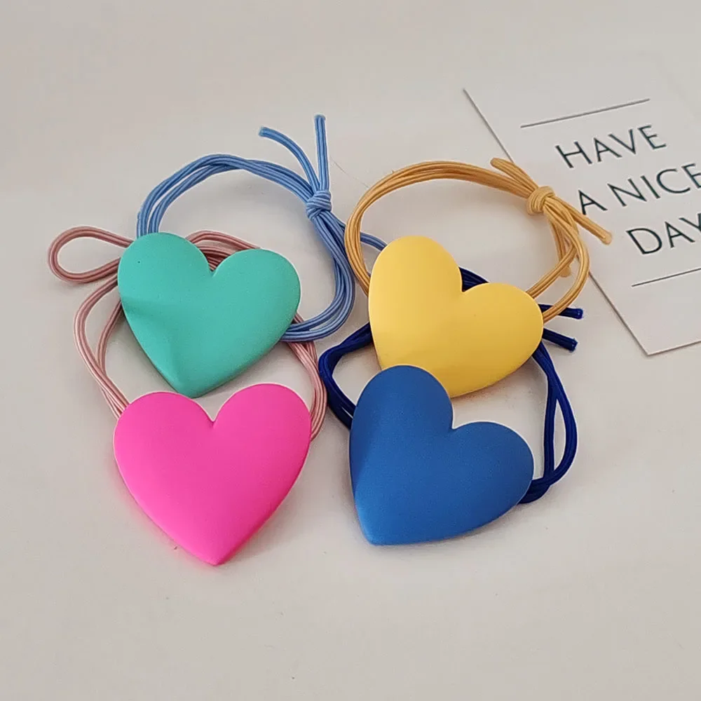 candy colored heart-shaped sweet hair rope rubber band 4pc khaki Colorful Heart Elastic Hair Bands for Women Girls Hair Ties
candy colored heart-shaped sweet hair rope rubber band 4pc khaki Colorful Heart Elastic Hair Bands for Women Girls Hair Ties