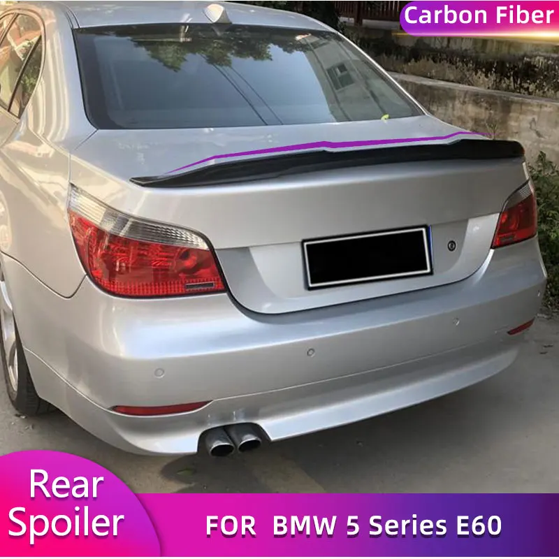 Rear Trunk Spoiler Wings for BMW 5 Series E60 Base Sedan M5 2004-2009 Car Racing Rear Spoiler Boot Lid Wing Lip Carbon Fiber
Rear Trunk Spoiler Wings for BMW 5 Series E60 Base Sedan M5 2004-2009 Car Racing Rear Spoiler Boot Lid Wing Lip Carbon Fiber