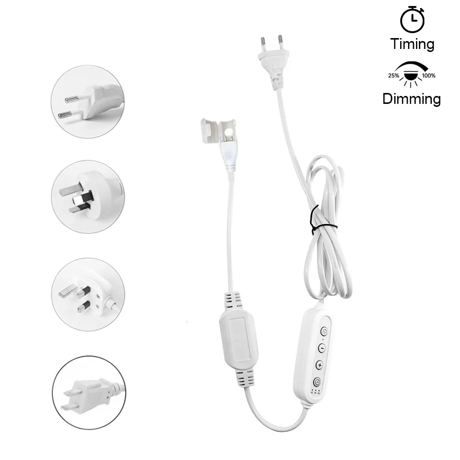 220V 110V Dimmable EU UK US AU Power Plug for 10mm Width COB LED Strip Light with ON/OFF Switch Timer Dimmer Power Supply
220V 110V Dimmable EU UK US AU Power Plug for 10mm Width COB LED Strip Light with ON/OFF Switch Timer Dimmer Power Supply