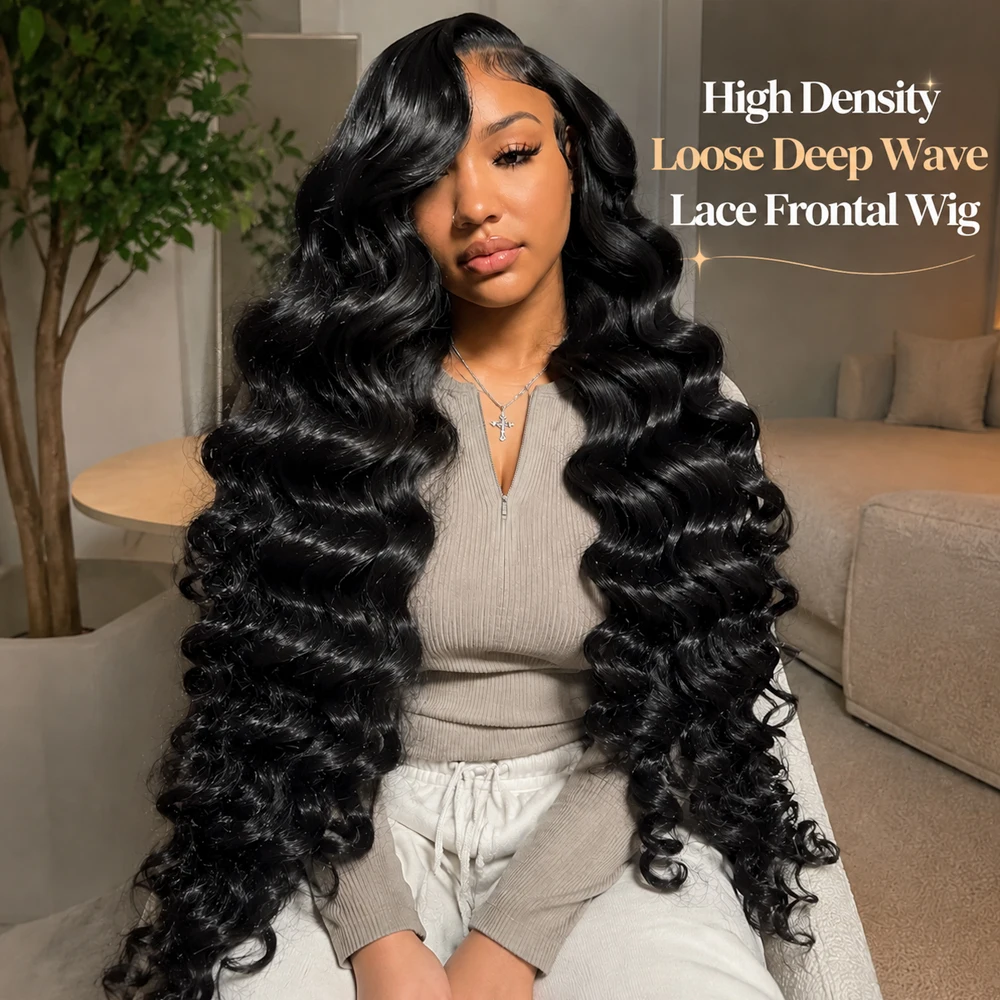 250 Density Loose Waves Wigs Human Hair Deep Wave 13X6 Hd Lace Frontal Wigs Curly Human Hair Wigs With Bleached Knots 30 40 Inch
250 Density Loose Waves Wigs Human Hair Deep Wave 13X6 Hd Lace Frontal Wigs Curly Human Hair Wigs With Bleached Knots 30 40 Inch