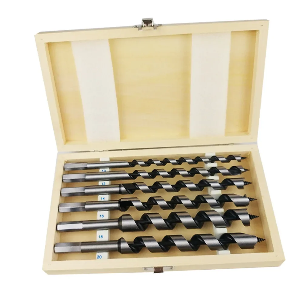 6Pcs/set Auger Drill Bits Wood Carpenter Masonry Wood Drills Drywall Downlight Set for woodworking 230mm Long 6/8/10/12/16/20mm
6Pcs/set Auger Drill Bits Wood Carpenter Masonry Wood Drills Drywall Downlight Set for woodworking 230mm Long 6/8/10/12/16/20mm
