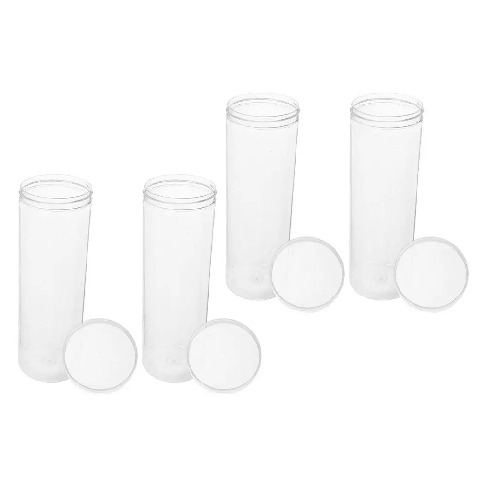 4Pcs Transparent Plastic Pen Holder Cylinder Design Desktop Pencil Cup Office Storage Organizer Large Capacity Pen Storage
4Pcs Transparent Plastic Pen Holder Cylinder Design Desktop Pencil Cup Office Storage Organizer Large Capacity Pen Storage