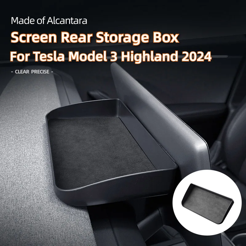 Dashboard Storage Box for Tesla Model 3 Highland Model Y Juniper 2025 Alcantara Suede Screen Rear Storage Tray Car Accessories
Dashboard Storage Box for Tesla Model 3 Highland Model Y Juniper 2025 Alcantara Suede Screen Rear Storage Tray Car Accessories