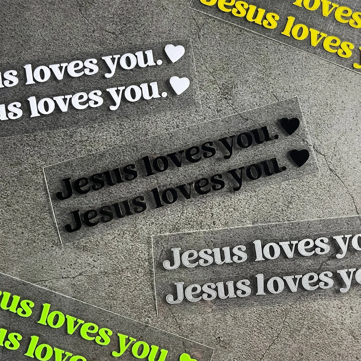 S T .“Jesus Loves You” Reflective Car Stickers English Love Stickers Safe Driving Stickers Mirror Stickers Personalized Text Sti
S T .“Jesus Loves You” Reflective Car Stickers English Love Stickers Safe Driving Stickers Mirror Stickers Personalized Text Sti