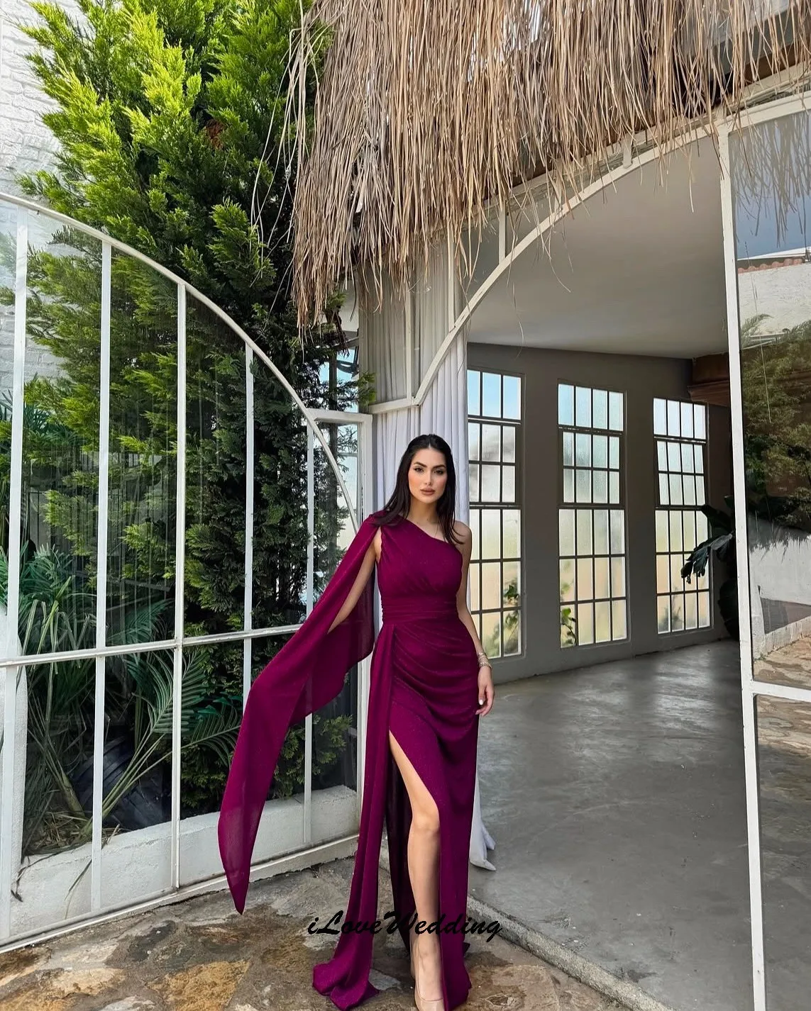 Fuchsia One Shoulder Prom Dresses 2025 Wedding Party Dress For Woman Mermaid Evening Dresses Ribbons Ruched Formal Customized
Fuchsia One Shoulder Prom Dresses 2025 Wedding Party Dress For Woman Mermaid Evening Dresses Ribbons Ruched Formal Customized