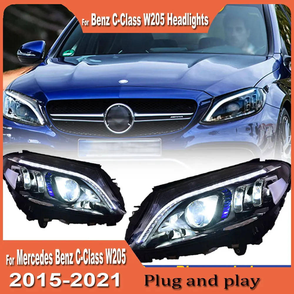 LED Head Lamp for Benz W205 LED Headlight 2014-2021 Headlights C200 C260 DRL Turn Signal High Beam Angel Eye Projector Lens
LED Head Lamp for Benz W205 LED Headlight 2014-2021 Headlights C200 C260 DRL Turn Signal High Beam Angel Eye Projector Lens
