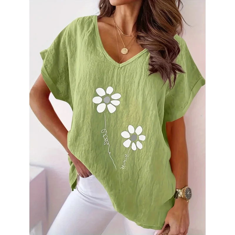 Plus Size, Plus Size Women's Floral Print Casual Batwing Short Sleeve Top
Plus Size, Plus Size Women's Floral Print Casual Batwing Short Sleeve Top