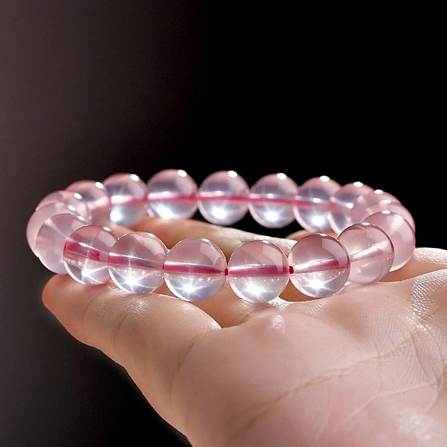 Natural Mo Powder Crystal Bracelet Collection Grade Lucky Six Mans Fresh Light Powder Marriage Stone Donghai Ketang Round Beads
Natural Mo Powder Crystal Bracelet Collection Grade Lucky Six Mans Fresh Light Powder Marriage Stone Donghai Ketang Round Beads