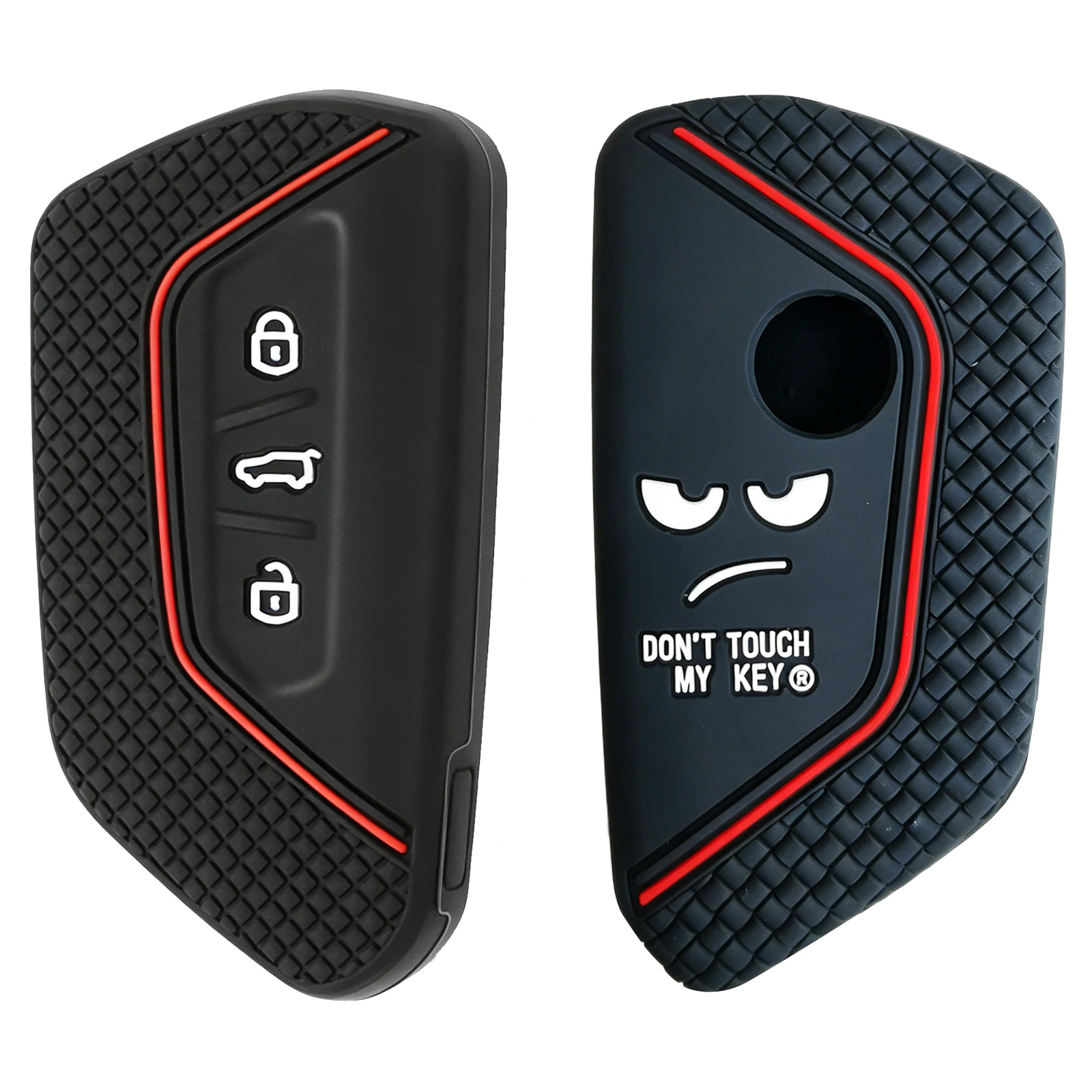 Silicone Car Key Cover For Volkswagen Golf Mk8 2020 Skoda 3 Button Keyless Remote Control Smart Key Chain Ring Fob Case Holder
Silicone Car Key Cover For Volkswagen Golf Mk8 2020 Skoda 3 Button Keyless Remote Control Smart Key Chain Ring Fob Case Holder