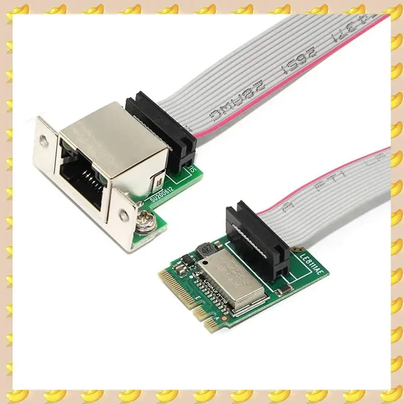 A45U Network Cards M.2(A+E) Network Card 1000Mbps Gigabit Ethernet 10/100/1000M RJ45 LAN Network Adapter For Computer PC Easy To
A45U Network Cards M.2(A+E) Network Card 1000Mbps Gigabit Ethernet 10/100/1000M RJ45 LAN Network Adapter For Computer PC Easy To