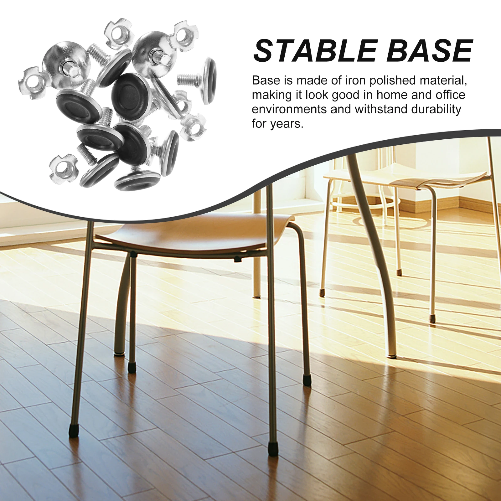 40 Pcs Desk Legs Table and Chair Footrest Adjustment Screws niture Balancing Device Levelers Original Silver Leveling Feet
40 Pcs Desk Legs Table and Chair Footrest Adjustment Screws niture Balancing Device Levelers Original Silver Leveling Feet
