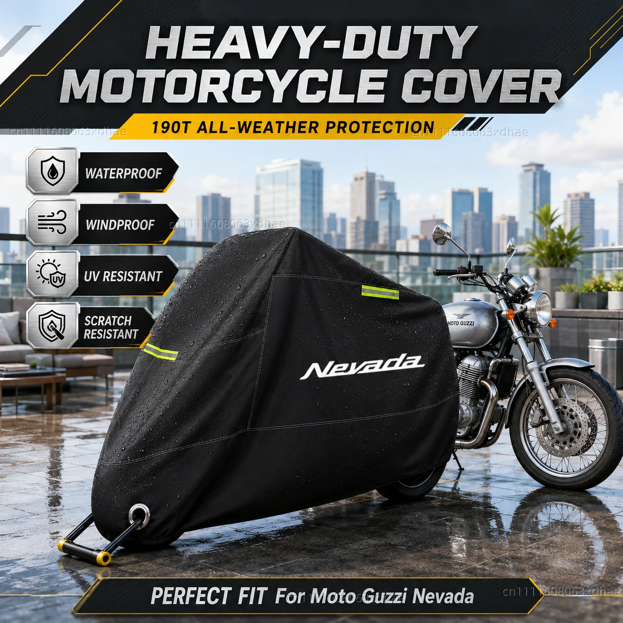 Outdoor Motorcycle Cover Waterproof Full Protection 190T Oxford Cloth For For Moto Guzzi Nevada 1991-2016 Classic
Outdoor Motorcycle Cover Waterproof Full Protection 190T Oxford Cloth For For Moto Guzzi Nevada 1991-2016 Classic