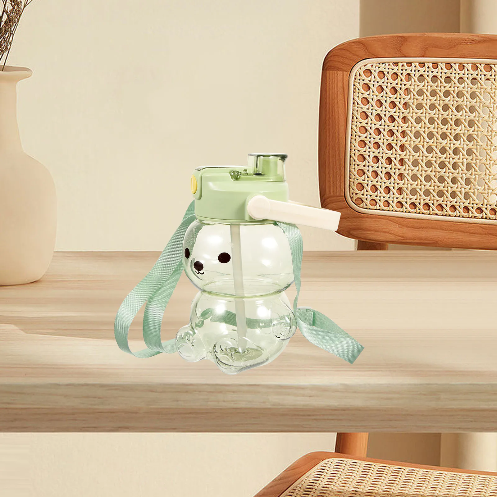 Large Capacity Portable Water Cup Cute Bear Shaped Drinking Bottle with Straw for Outdoor Travel Sports Kids School Use
Large Capacity Portable Water Cup Cute Bear Shaped Drinking Bottle with Straw for Outdoor Travel Sports Kids School Use