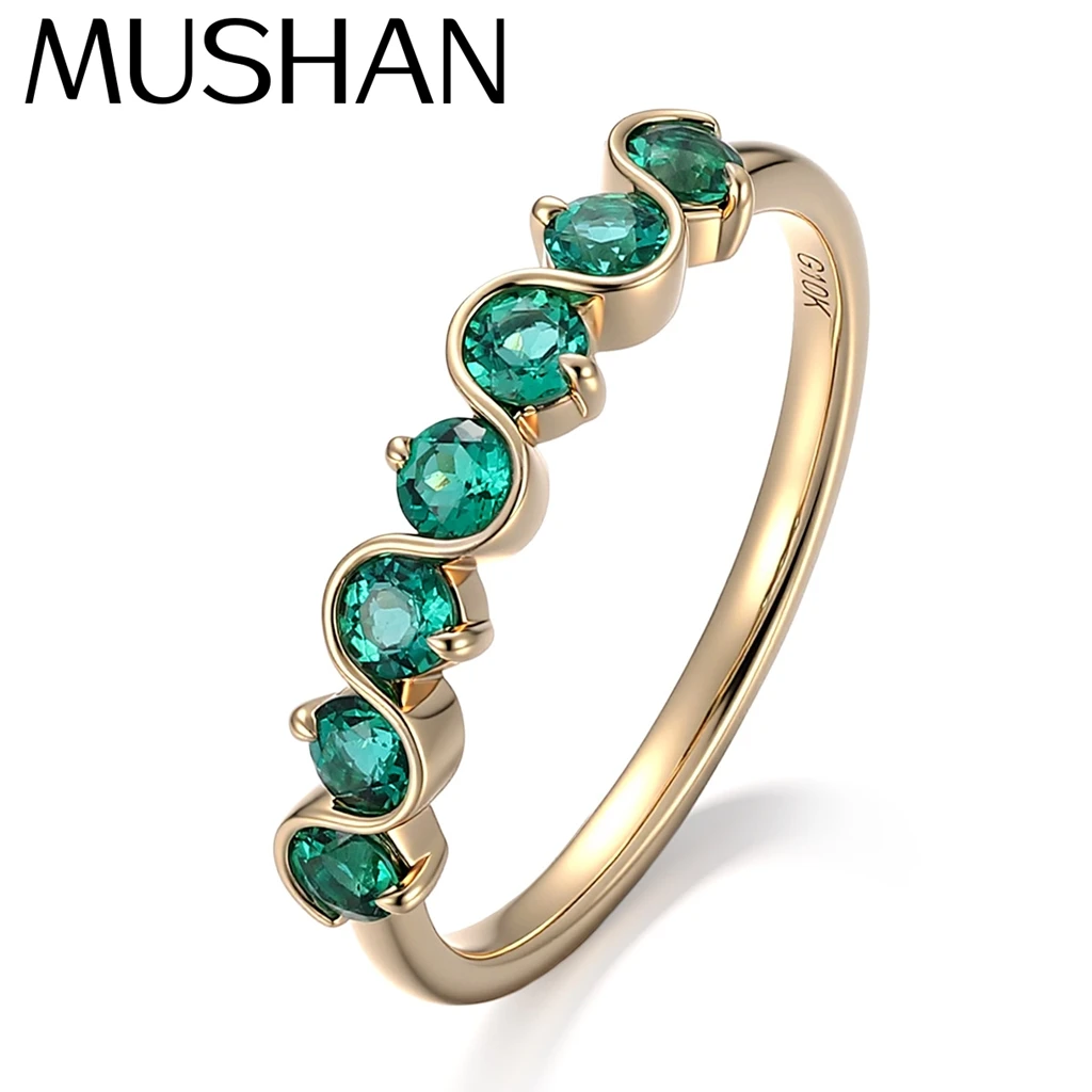 MUSHAN Custom Jewelry 10k 14k 18k Gold Rings Lab Grown Emerald Ruby Round Gemstones Ring for Women Party Wedding Fine Jewelry
MUSHAN Custom Jewelry 10k 14k 18k Gold Rings Lab Grown Emerald Ruby Round Gemstones Ring for Women Party Wedding Fine Jewelry