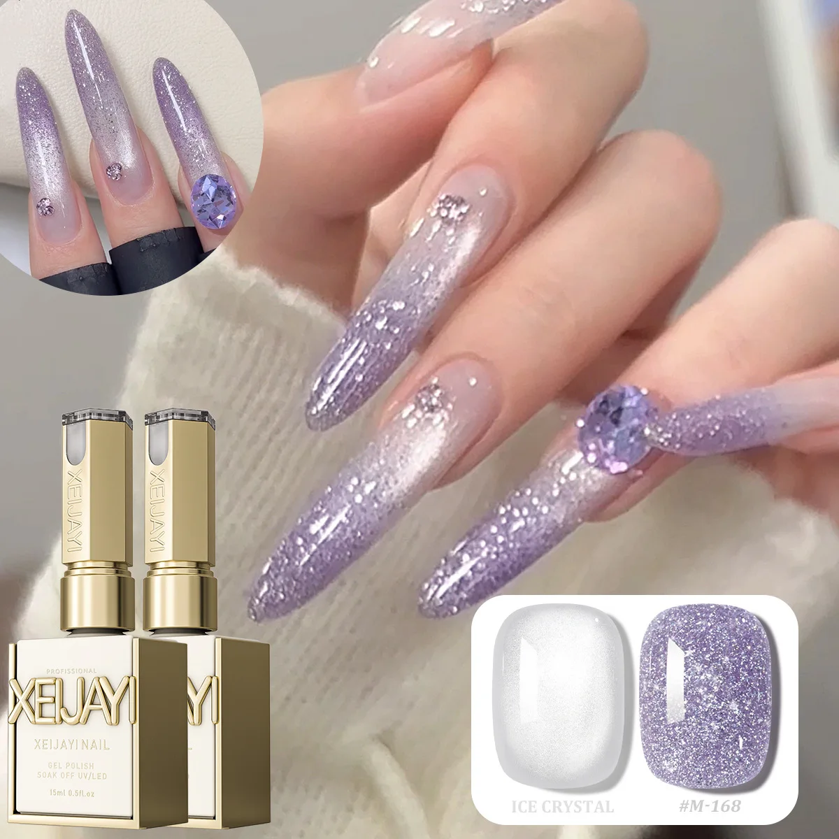 2pcs/set 2025 new mermaid nail polish tear diamond ice crystal glass beads cat's eye glue can soaked in UV nail art LED polish
2pcs/set 2025 new mermaid nail polish tear diamond ice crystal glass beads cat's eye glue can soaked in UV nail art LED polish
