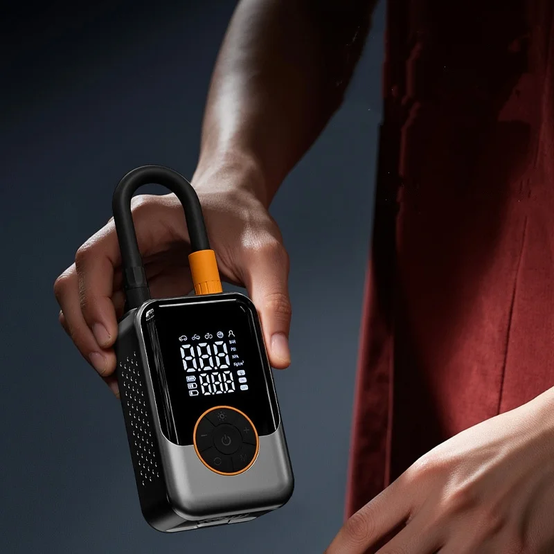 Electric Car Air Pump Tire Inflator Wireless LCD Display Air Compressor for Car Motorcycle Bike Tyre Ball
Electric Car Air Pump Tire Inflator Wireless LCD Display Air Compressor for Car Motorcycle Bike Tyre Ball