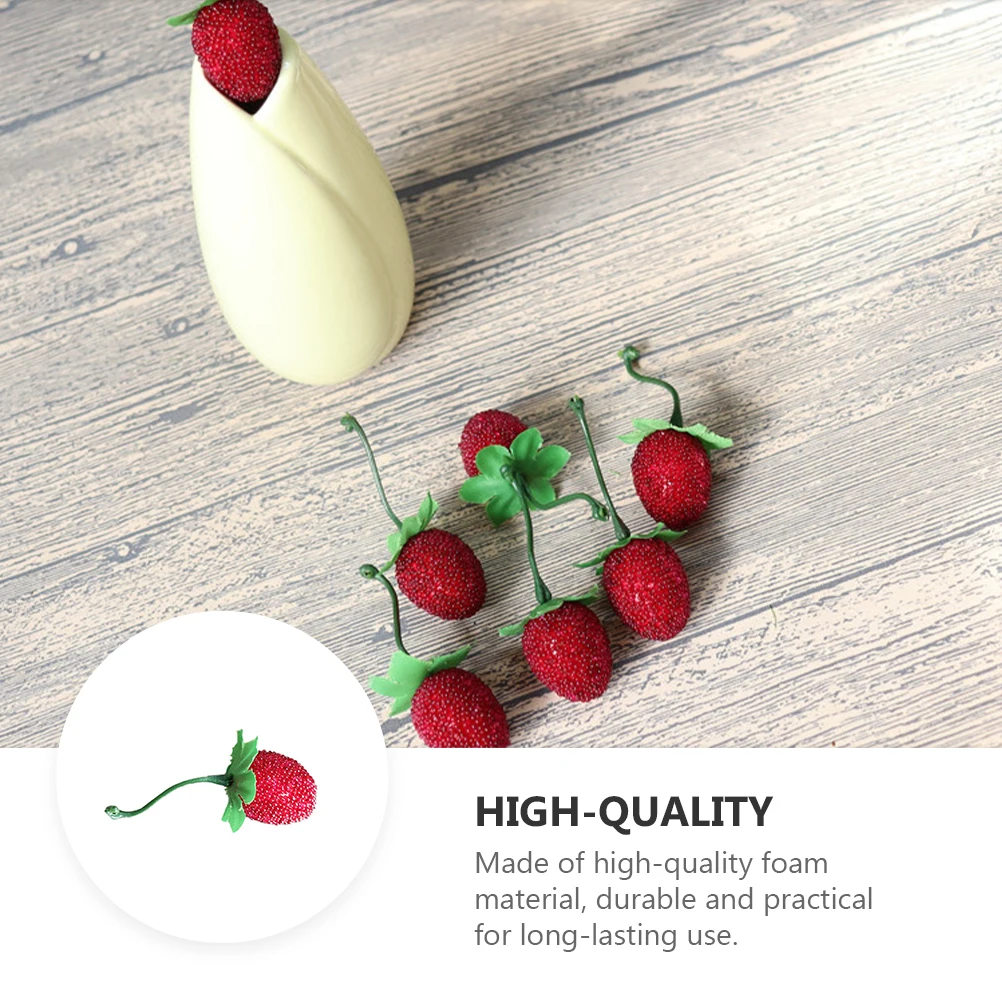 30pcs Artificial Strawberry Decoration Lifelike Fruits for Party Wedding Photoshoot Props Kids Toy Quality 
30pcs Artificial Strawberry Decoration Lifelike Fruits for Party Wedding Photoshoot Props Kids Toy Quality