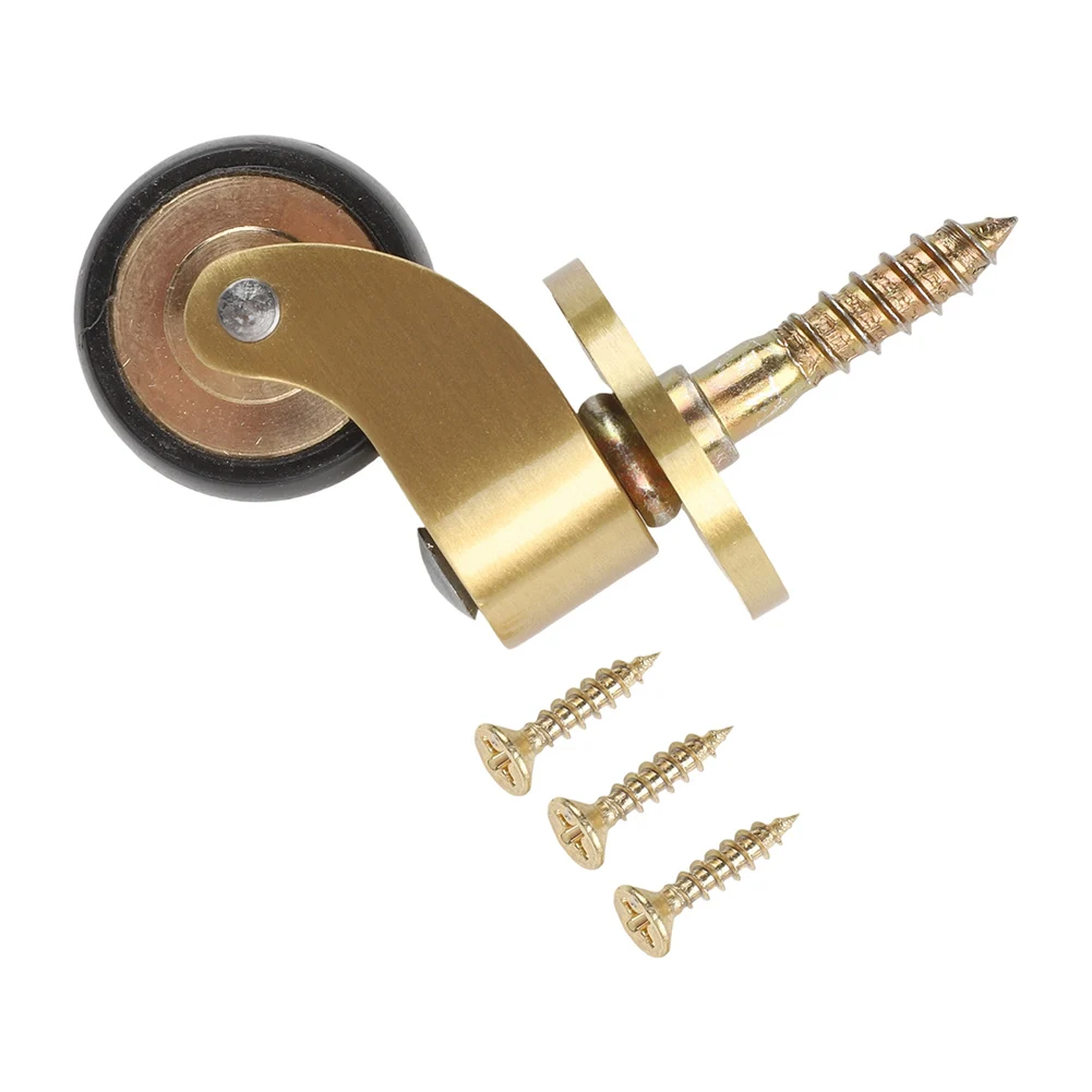 4Pcs Heavy Duty Castor Wheels Brass Swivel Trolley Wheels For Furniture Caster With Screws Silent Caster
4Pcs Heavy Duty Castor Wheels Brass Swivel Trolley Wheels For Furniture Caster With Screws Silent Caster