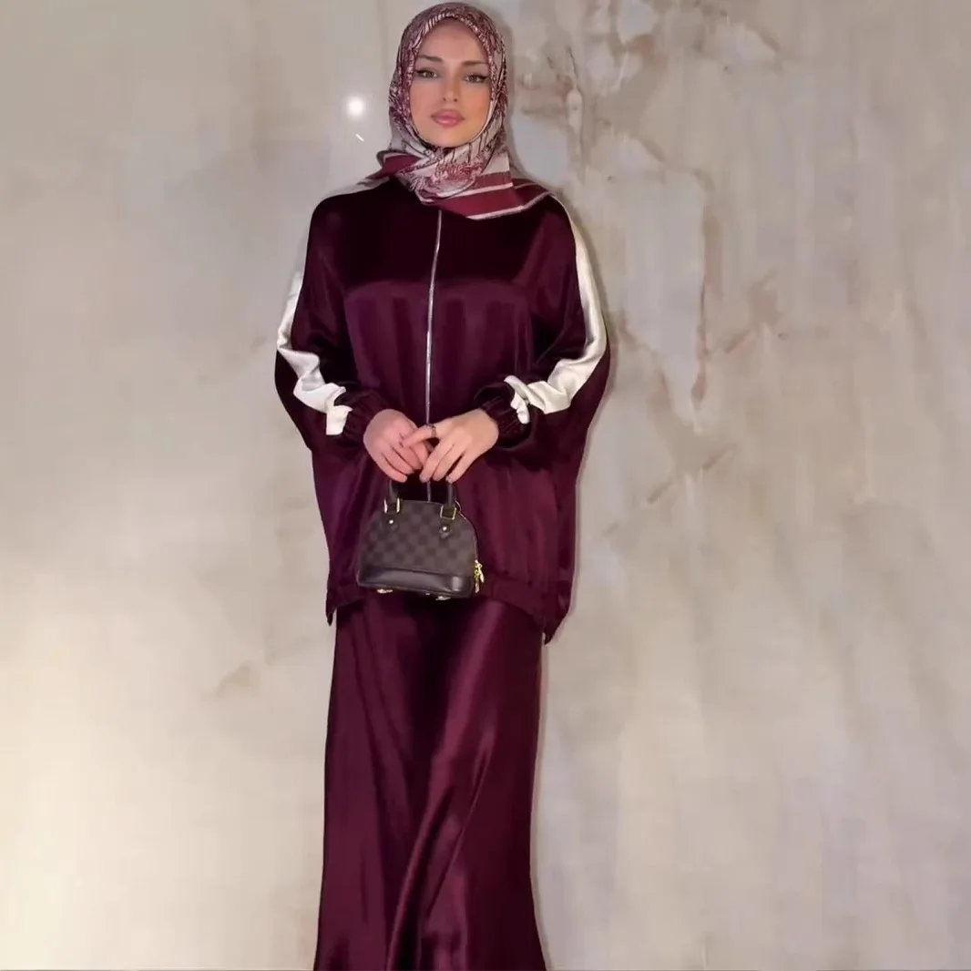 2026 Spring New Casual Fashion Long Sleeve Top Elegant Soft Long Dress Loose Comfortable Women's Set Dubai Luxury Islam Elegant
2026 Spring New Casual Fashion Long Sleeve Top Elegant Soft Long Dress Loose Comfortable Women's Set Dubai Luxury Islam Elegant