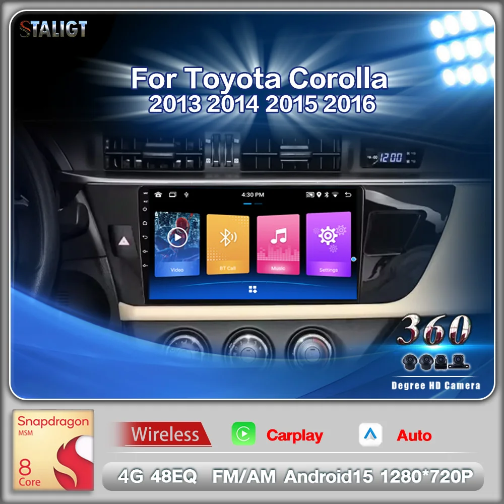 Autoradio 9inch Carplay Bluetooth Android Auto Wireless Multimedia For Toyota Corolla 2013 2014 2015 2016 Car Radio Subwoofer
Autoradio 9inch Carplay Bluetooth Android Auto Wireless Multimedia For Toyota Corolla 2013 2014 2015 2016 Car Radio Subwoofer