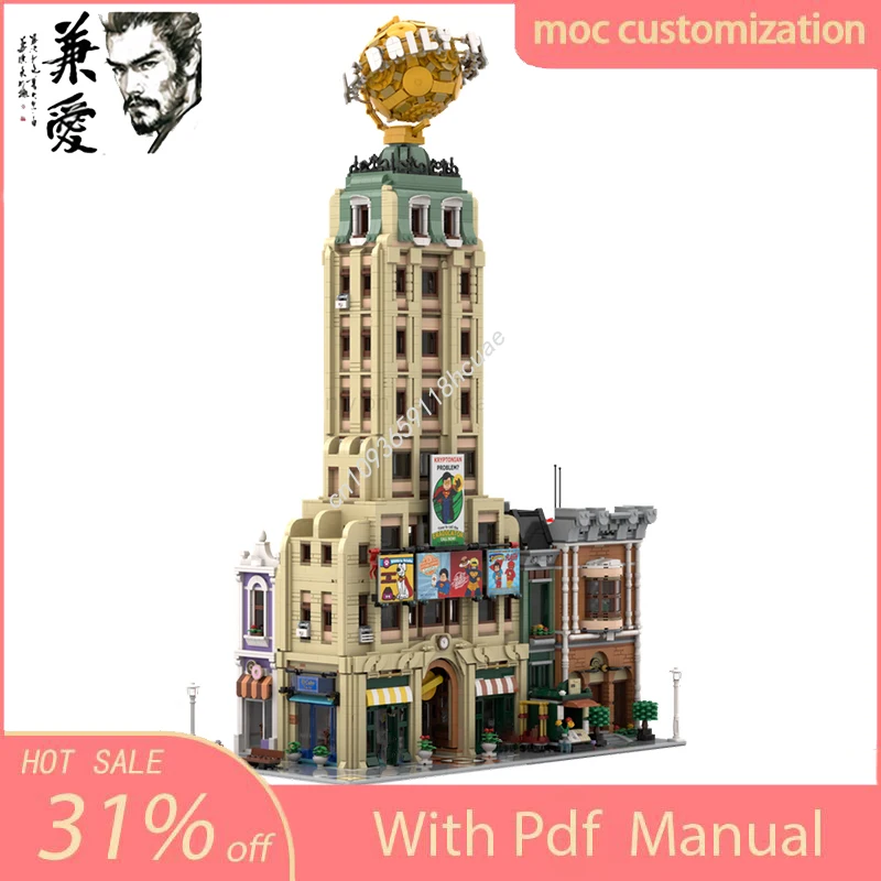 7376PCS MOC Custom Modular Building Daily Planet Street View Model Building Block Diy Creative Educational Bricks Toys Kid Gift
7376PCS MOC Custom Modular Building Daily Planet Street View Model Building Block Diy Creative Educational Bricks Toys Kid Gift