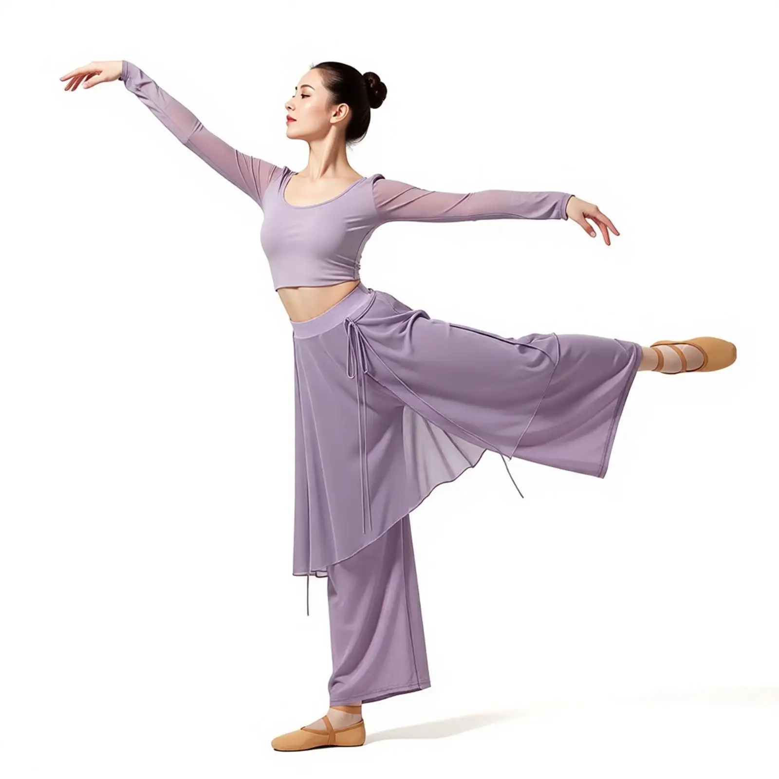 Modern Dance Practice Dance Pants Women Loose Trousers Classical Dance Elegant Fairy Chiffon Wide Leg Stage Performance Costumes
Modern Dance Practice Dance Pants Women Loose Trousers Classical Dance Elegant Fairy Chiffon Wide Leg Stage Performance Costumes