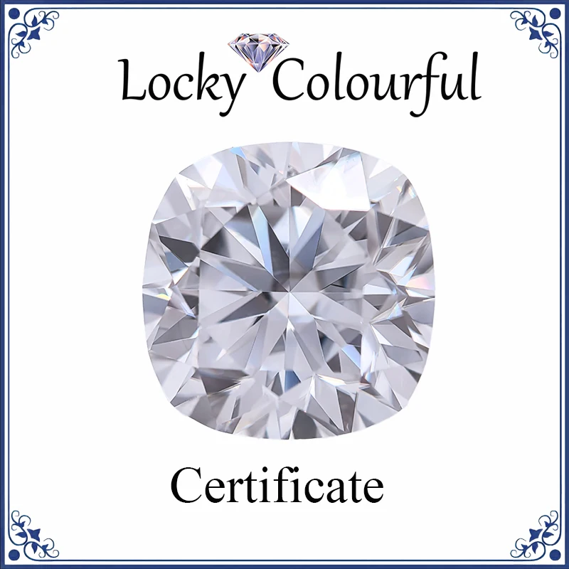 Moissanite Square Cushion Shape VVS1 Top Quality Super D Color Charms Beads for DIY Jewelry Making Material with GRA Certificate
Moissanite Square Cushion Shape VVS1 Top Quality Super D Color Charms Beads for DIY Jewelry Making Material with GRA Certificate