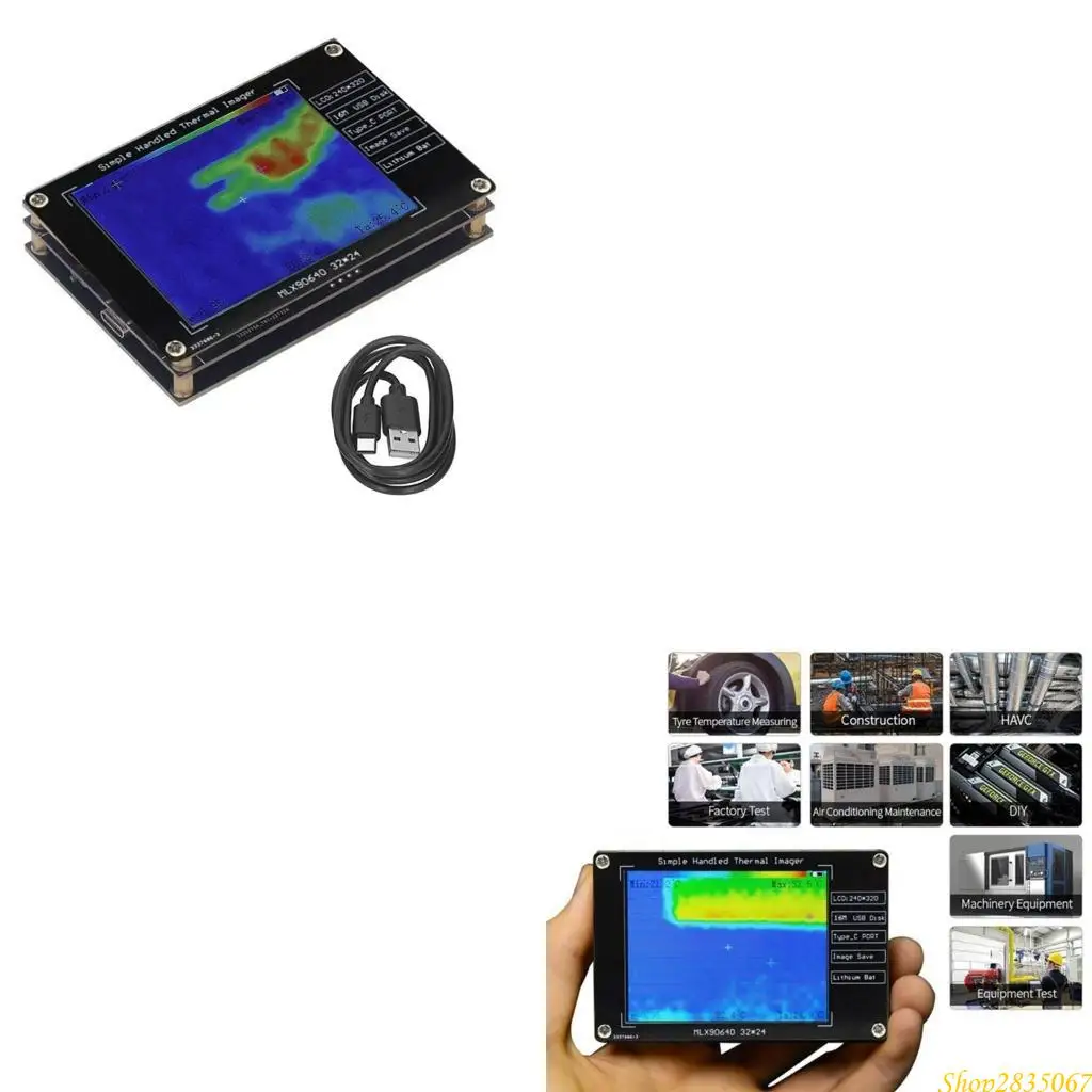 Professional Thermal Imaging Tool 600mAh Rechargeable for Home Industrial Use 831F