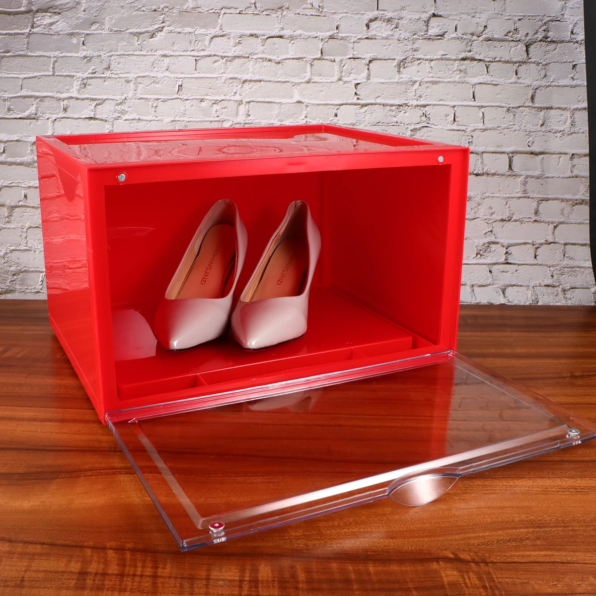 Side Door Cabinet Clear Acrylic Storage Box Dustproof Organizer For Shoes Magnetic Shoes Container Closet
Side Door Cabinet Clear Acrylic Storage Box Dustproof Organizer For Shoes Magnetic Shoes Container Closet