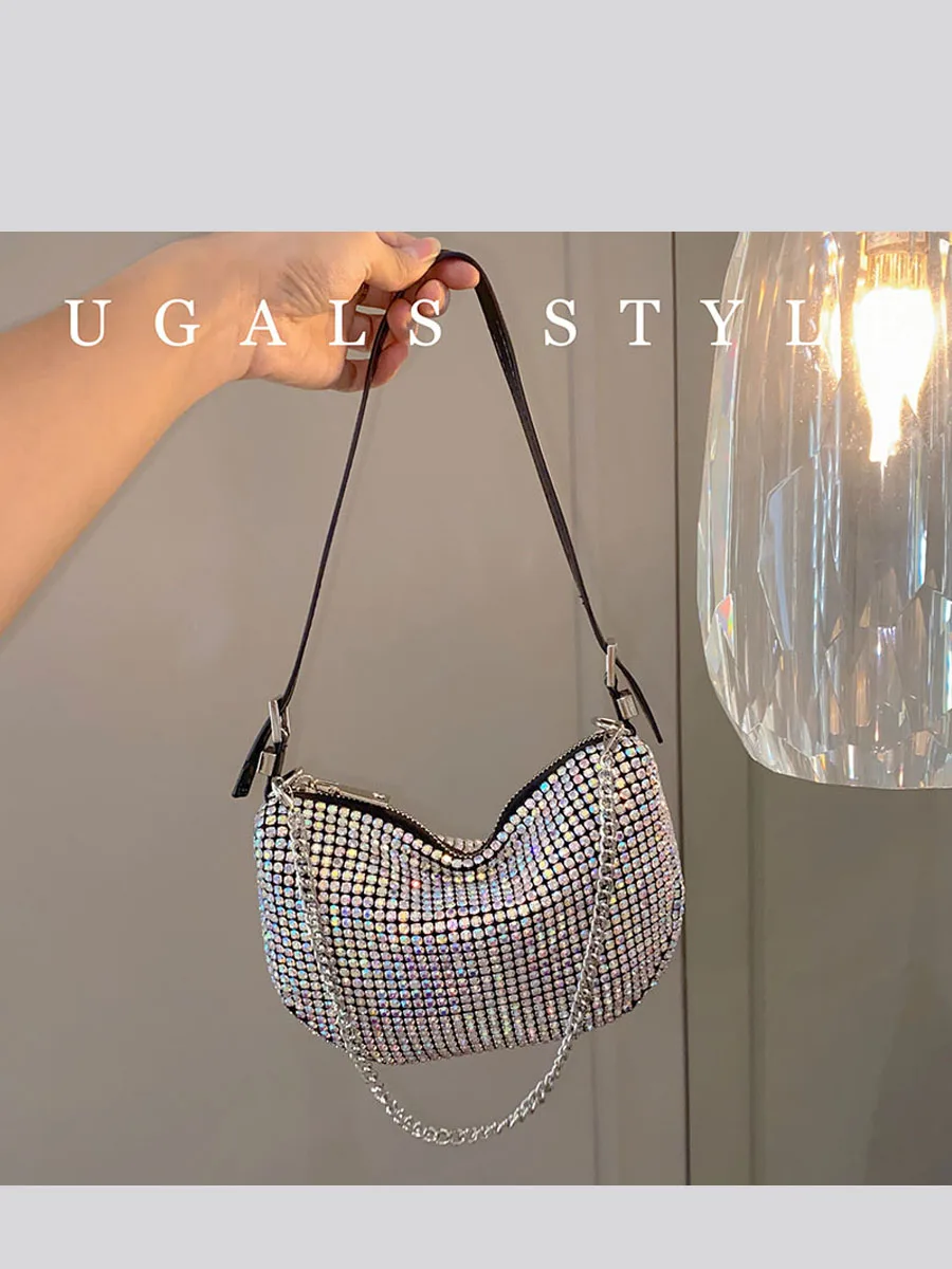 UGALS Fairy Shiny Heavy Duty Chain Casual Crossbody Bag for Banquet Moon Tooth Tot Bag Soft British Style Youth Shoulder Bag
UGALS Fairy Shiny Heavy Duty Chain Casual Crossbody Bag for Banquet Moon Tooth Tot Bag Soft British Style Youth Shoulder Bag