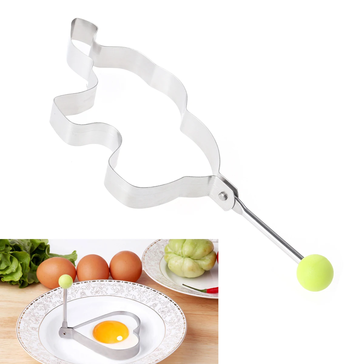 Stainless Steel Egg Form Pancake Ring Mold Creative Elephant Shape Easy Out Mould Ideal Breakfast Eggs Pancakes Cookies S wiches
Stainless Steel Egg Form Pancake Ring Mold Creative Elephant Shape Easy Out Mould Ideal Breakfast Eggs Pancakes Cookies S wiches