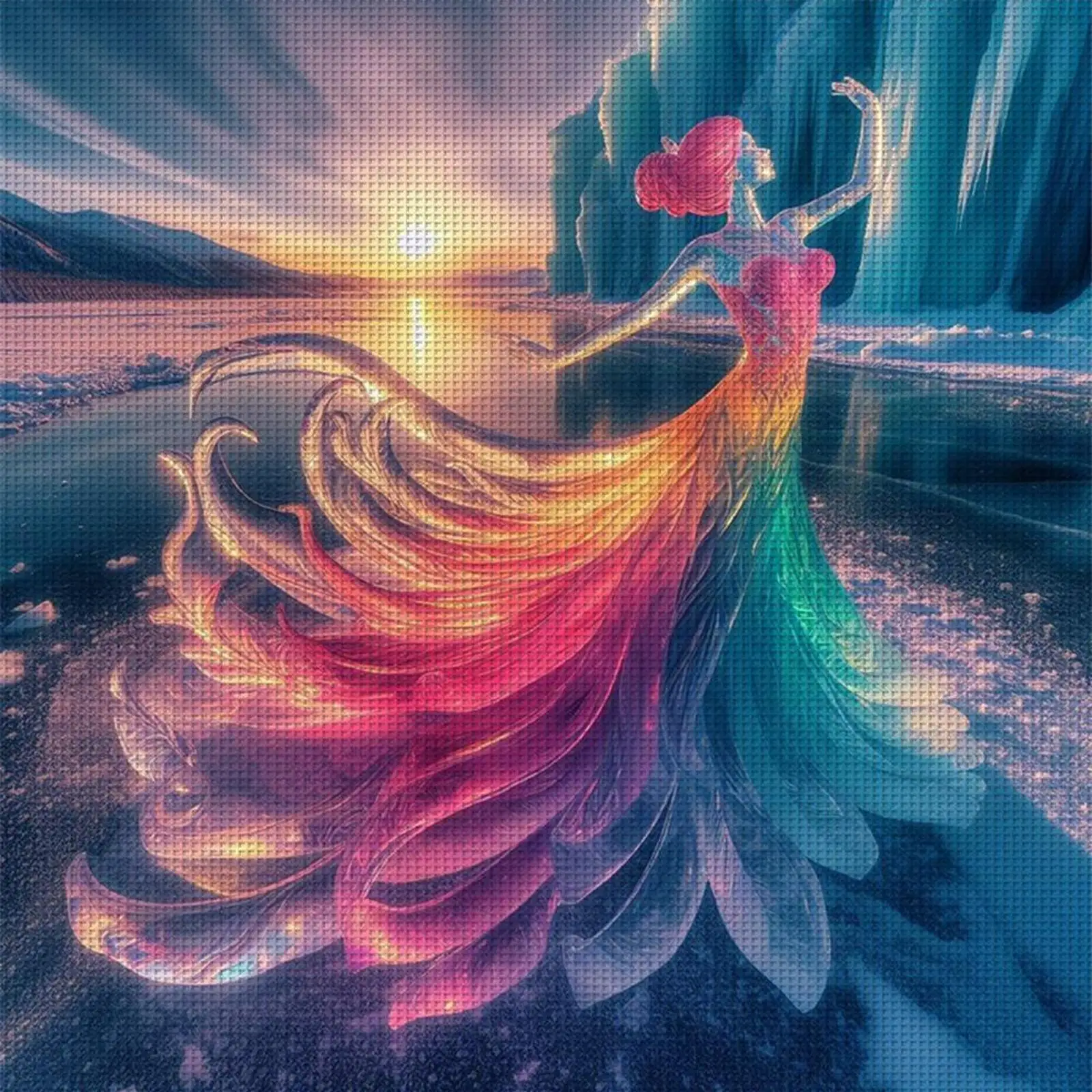 Full Embroidery cotton Thread 14CT Printed Girl Cross Stitch Kit Art 40x40cm
Full Embroidery cotton Thread 14CT Printed Girl Cross Stitch Kit Art 40x40cm