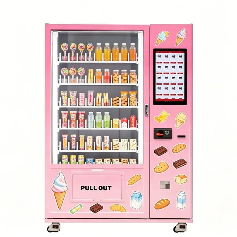 Smart Retail Vending Machine Automatic Snack Beverage Dispenser with Self Service Touchscreen Wholesale Customized
Smart Retail Vending Machine Automatic Snack Beverage Dispenser with Self Service Touchscreen Wholesale Customized