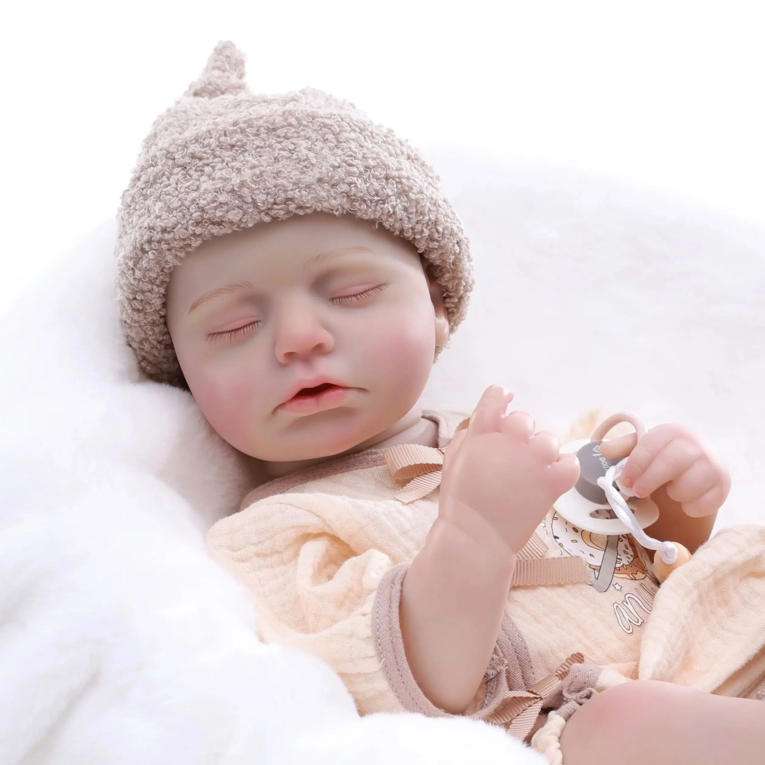 Cloveray 47cm Milla Closed Eyes Soft Vinyl Silicone Lifelike 20 -Inch Doll Waterproof Reborn Toy for Simulation Dress-Up Game
Cloveray 47cm Milla Closed Eyes Soft Vinyl Silicone Lifelike 20 -Inch Doll Waterproof Reborn Toy for Simulation Dress-Up Game