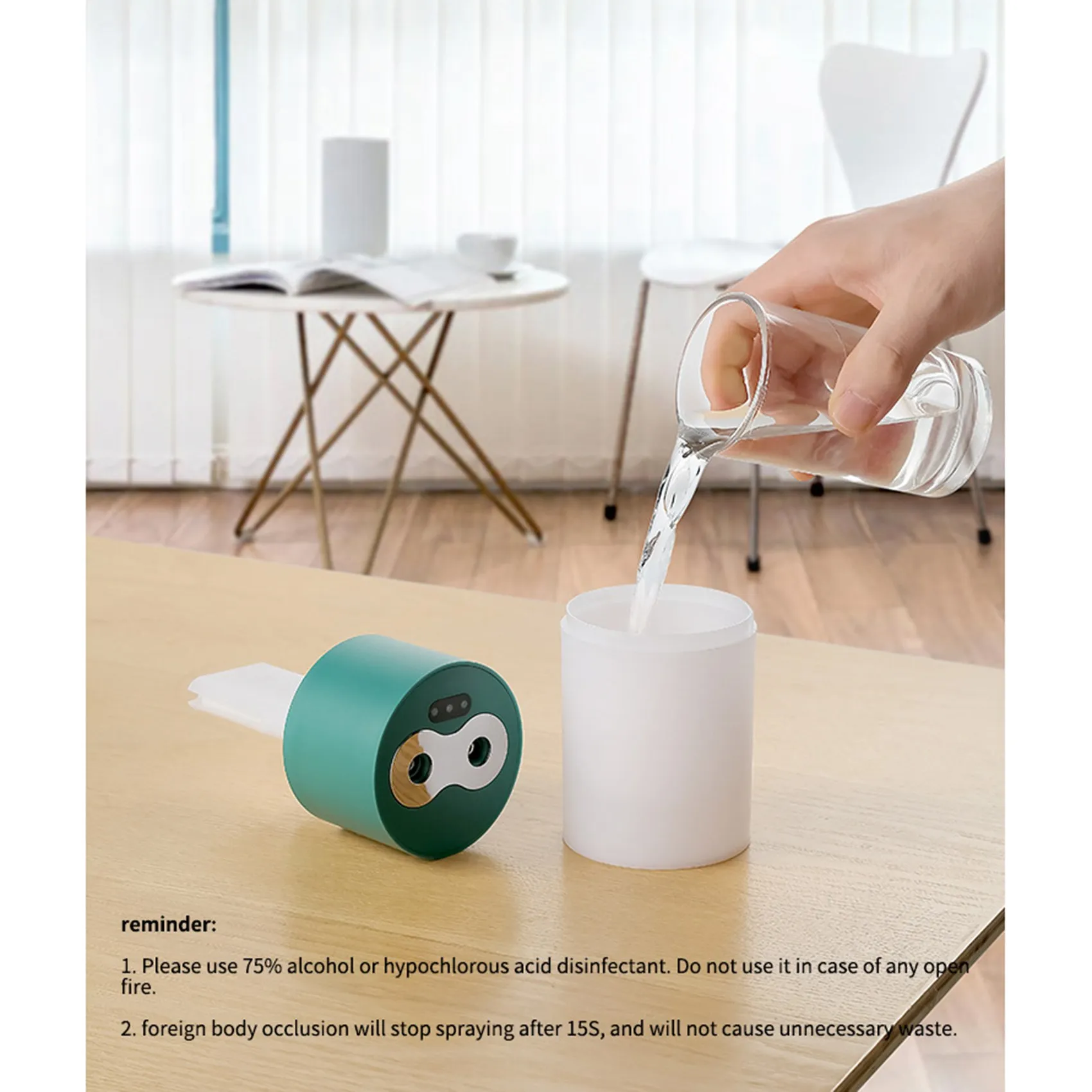 A13I-Intelligent Induction Sprayer Fast Sensing Infrared Air Humidifier Hand Washing Double Spray Hole Atomizer
A13I-Intelligent Induction Sprayer Fast Sensing Infrared Air Humidifier Hand Washing Double Spray Hole Atomizer