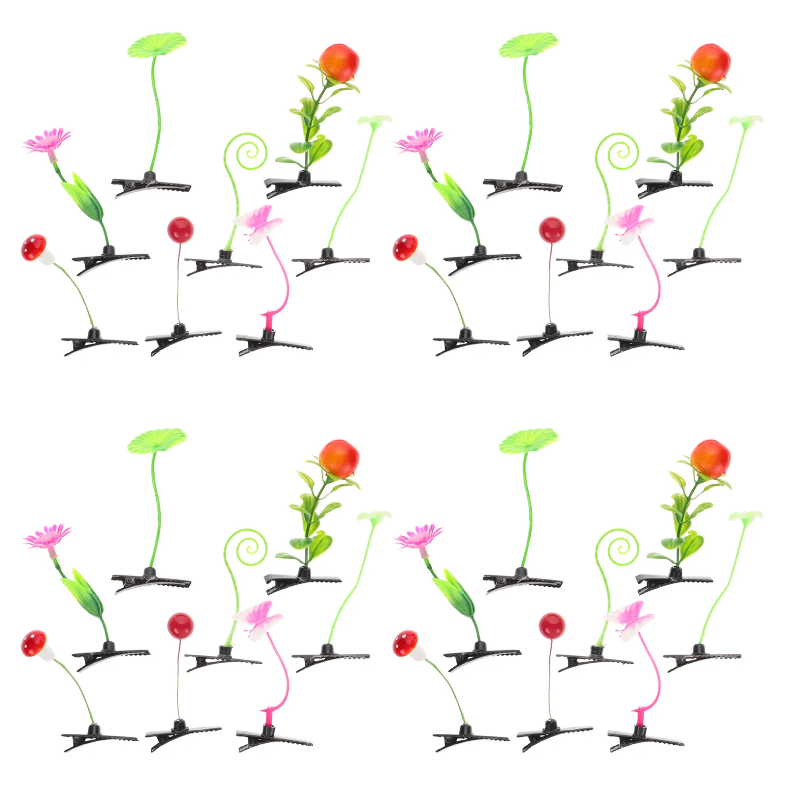32 Pcs Simulation Plant Hair Clip Barrettes Grass Girls Accessories Iron Fun Clips
32 Pcs Simulation Plant Hair Clip Barrettes Grass Girls Accessories Iron Fun Clips