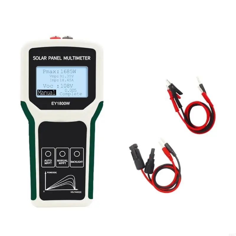 H58C Photovoltaic Panel Diagnostic Tool 5 1800W MPPT Tester With Temperature Voltages Protections And Manual Operation
H58C Photovoltaic Panel Diagnostic Tool 5 1800W MPPT Tester With Temperature Voltages Protections And Manual Operation
