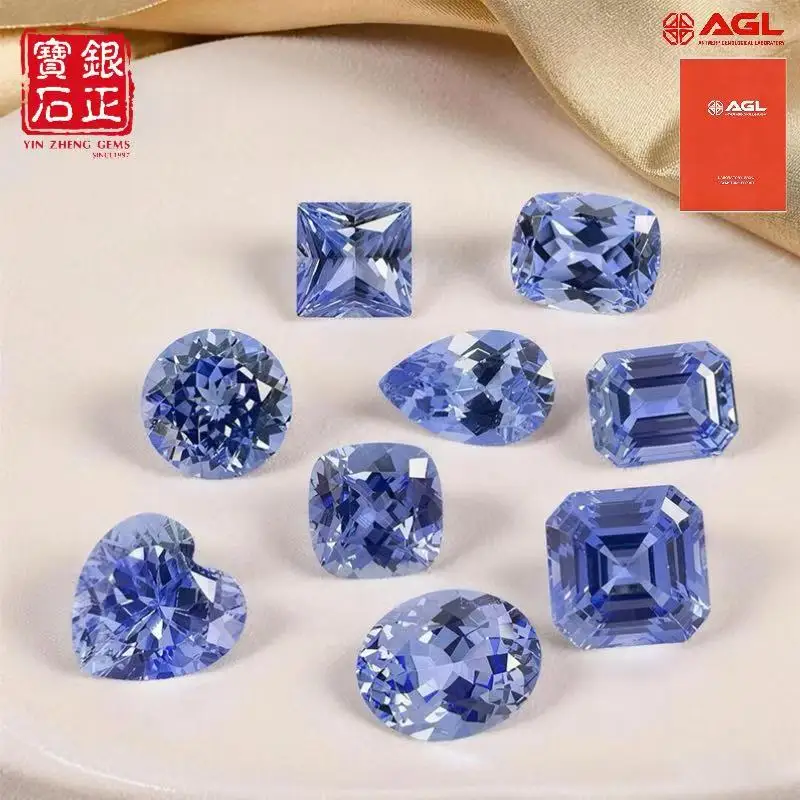 Lab Grown Sapphire Cushion Shape cornflower Color for Charms jewelry making DIY Ring Necklace Earrings Main Material Certificate
Lab Grown Sapphire Cushion Shape cornflower Color for Charms jewelry making DIY Ring Necklace Earrings Main Material Certificate